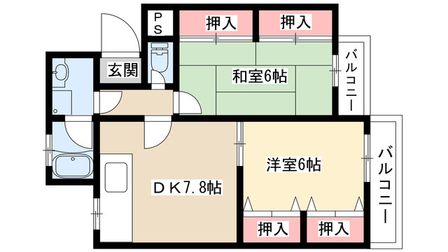 サンファミリア長久手Iの間取り