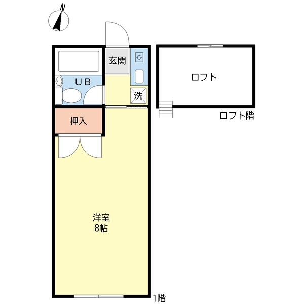 サンセール陽光・市原Ｂ棟の間取り