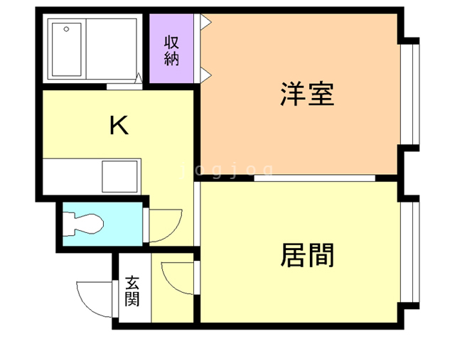 メモリアルハイツの間取り