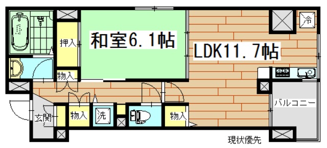 ガーネットヒルズ本町の間取り