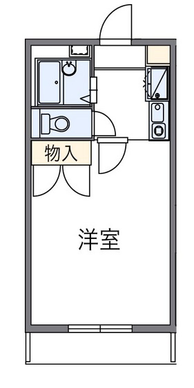 廿日市市上平良のアパートの間取り