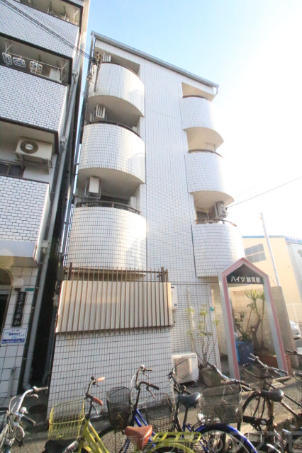 大阪市住之江区西加賀屋のマンションの建物外観