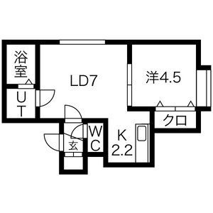 パルティールTMの間取り