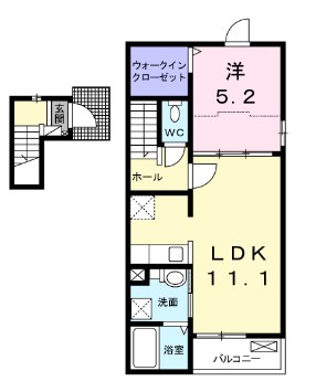 さいたま市桜区南元宿のアパートの間取り