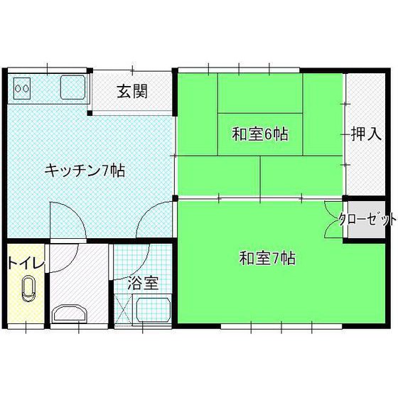 コーポ新の間取り