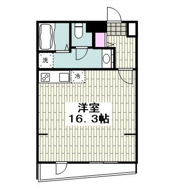 横浜市金沢区六浦のアパートの間取り