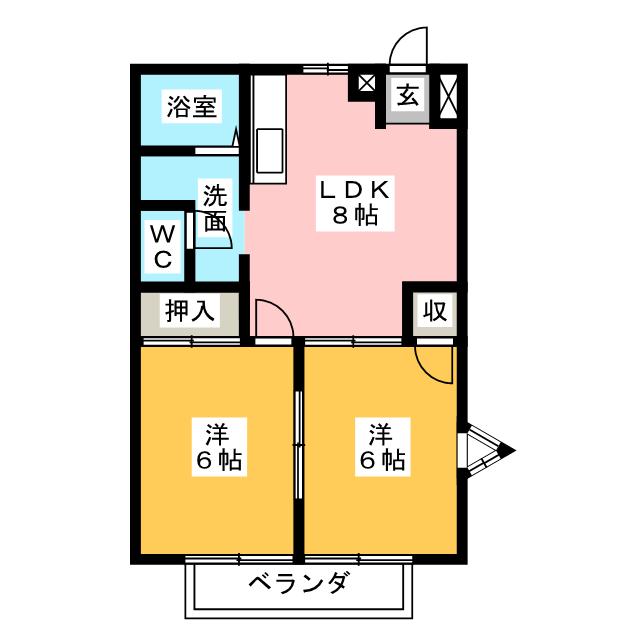 カームアオキの間取り