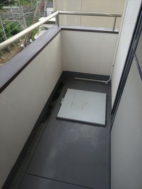 【和歌山市伝法橋南ノ丁のマンションのバルコニー】