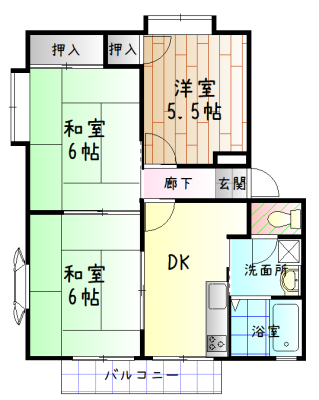 パークコート槻田　C棟の間取り