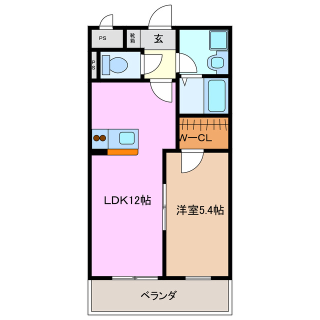 三重郡菰野町大字竹成のマンションの間取り