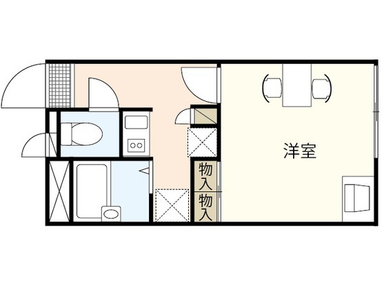 広島市安芸区矢野西のマンションの間取り