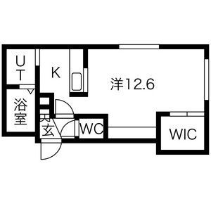 札幌市中央区南八条西のマンションの間取り