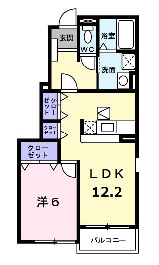 度会郡度会町大野木のアパートの間取り