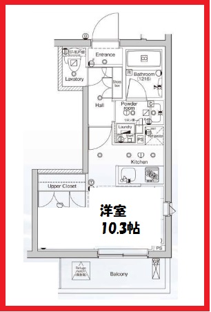 ディップス墨田リバーサイドの間取り