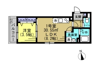 【レオーネ新松戸の間取り】