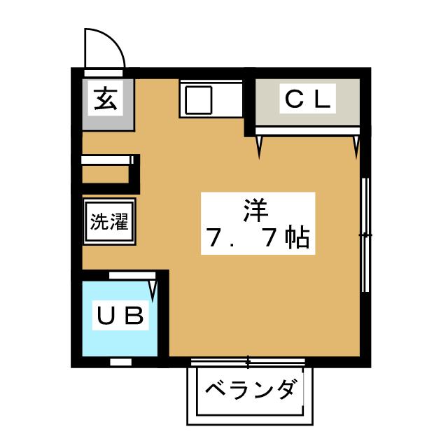 ドミール竹ヶ花の間取り