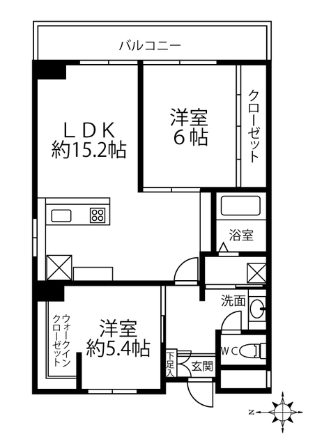 メゾン・ド・ヴィオレットの間取り