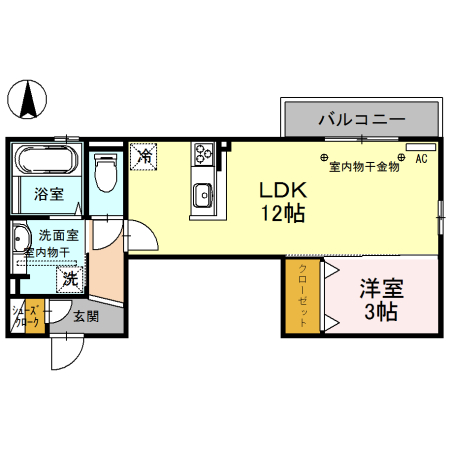 ヤードコートの間取り