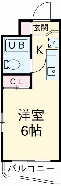 京都市右京区太秦森ケ東町のマンションの間取り