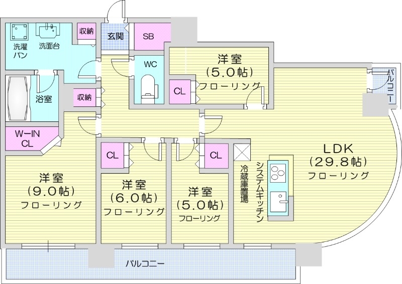 ONE札幌ステーションタワーの間取り