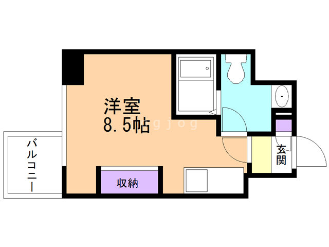 プライマル札幌北１８条の間取り