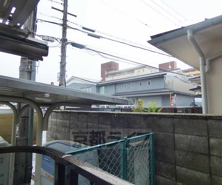 【京都市右京区太秦中筋町のマンションの眺望】