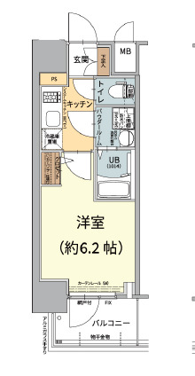 エスリード長居公園PARK AVENUEの間取り