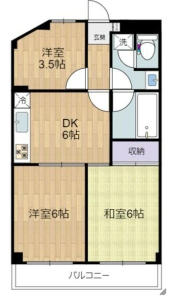 練馬区豊玉北のマンションの間取り