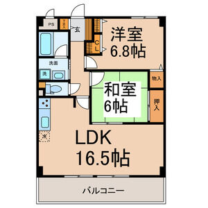 ロイヤル柴田の間取り