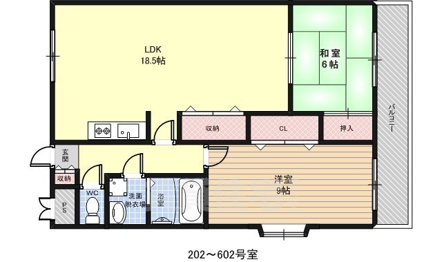 熊野苑の間取り