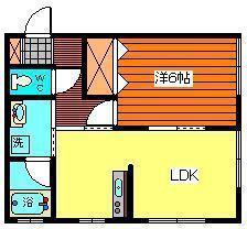 リッチオーク拾五番館の間取り