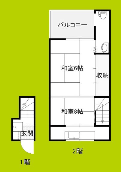 北加賀屋テラスの間取り