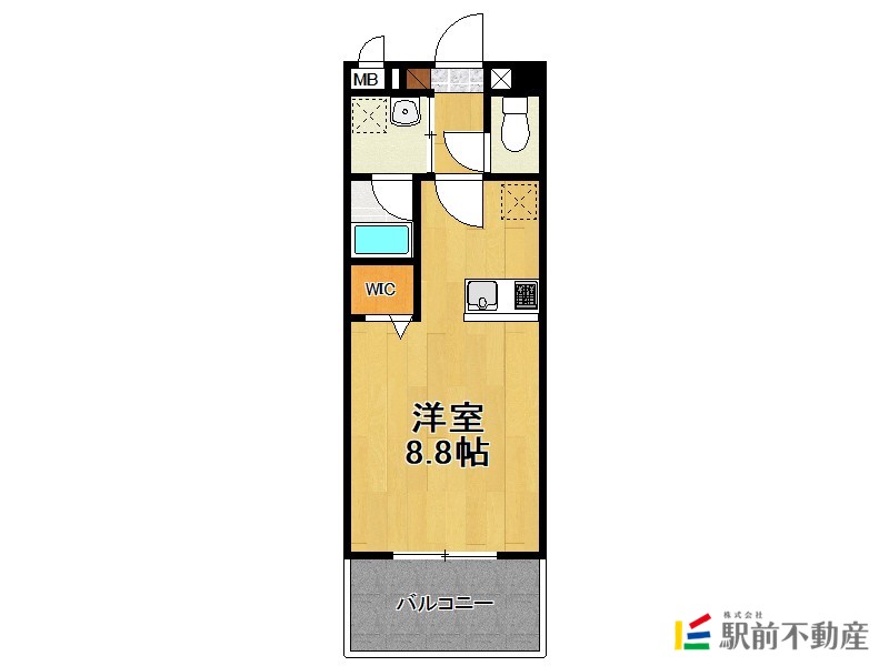 鳥栖市今泉町のマンションの間取り