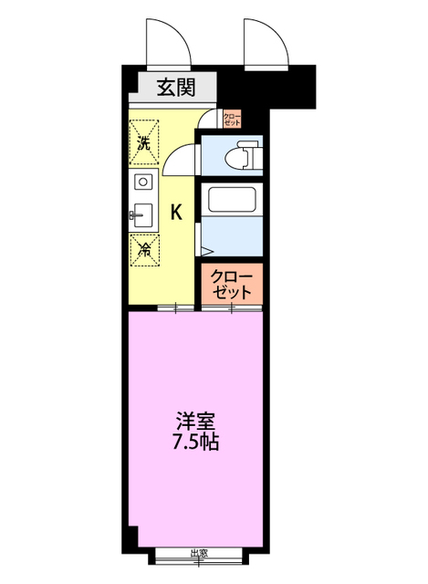 グローリー東明の間取り