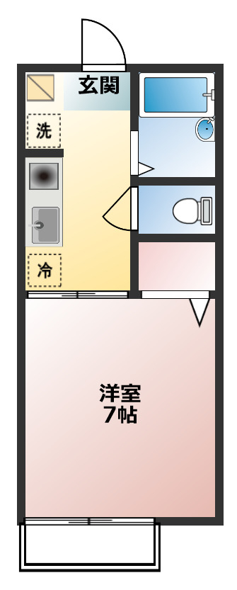 シャーメゾン椿森の間取り