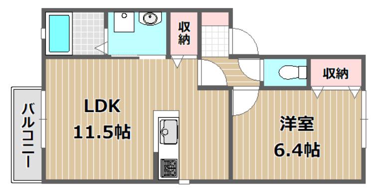 モデラートNeoB棟の間取り