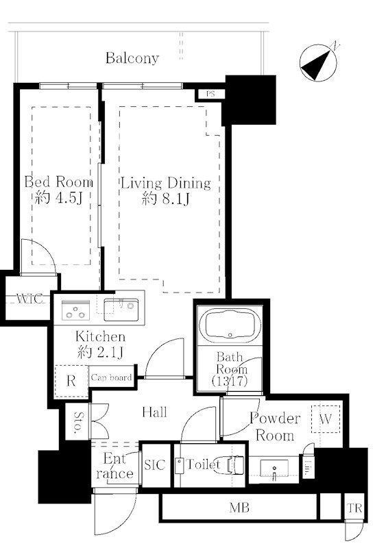 MID TOWER GRANDの間取り