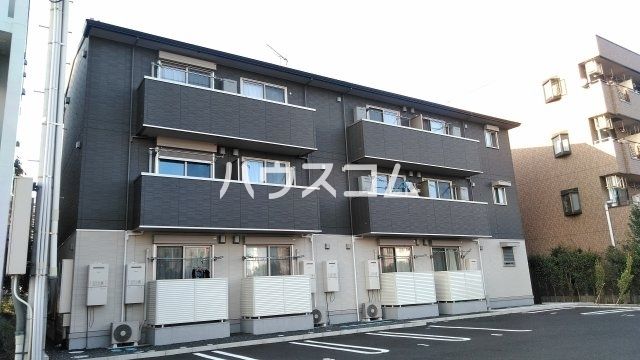 つくば市吾妻のアパートの建物外観