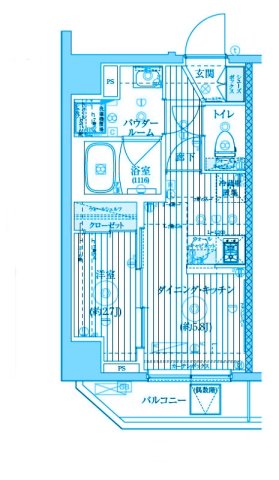 川崎市川崎区本町のマンションの間取り