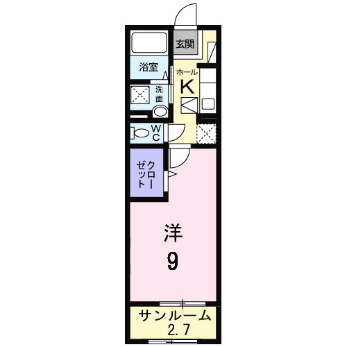 シャルマン櫻街　リリパットの間取り