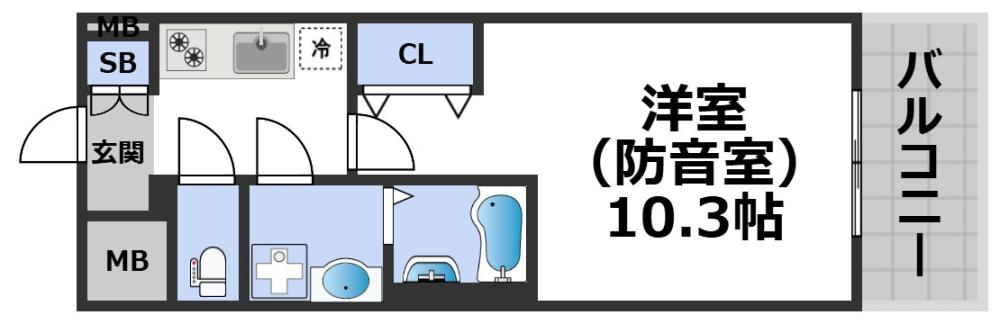 THE MUSIC COURTの間取り