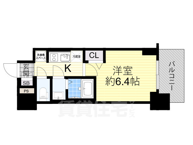 プレサンス新大阪ジェイズの間取り