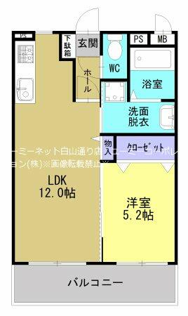 【上益城郡益城町大字広崎のアパートの間取り】