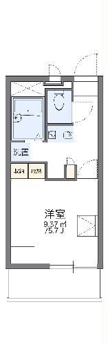 レオパレスセードルの間取り