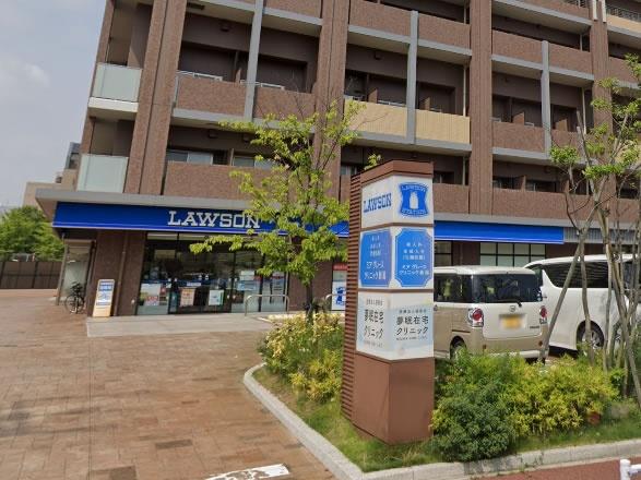 コンビニ　ローソン新潟東万代町店（コンビニ）まで1m