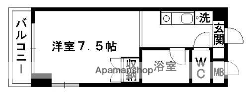 リベルテ水前寺北_間取り_0