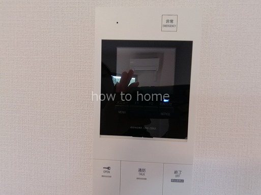 セキュリティ　モニタ付きインターホンです。