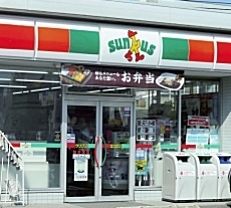 コンビニ　サンクス月島3丁目店（コンビニ）まで45m