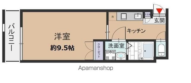 ヒズ・イマージュ北浜の間取り写真
