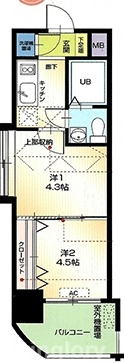 No.51 PROJECT 2100 日赤通りの間取り写真